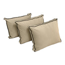 STYLE V3 - Velvet Indoor Daybed Mattress Bolster Backrest Cushion Pillow |COVERS ONLY|