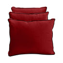 STYLE V3 - Velvet Indoor Daybed Mattress Bolster Backrest Cushion Pillow Complete Set
