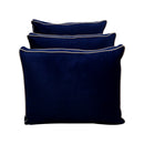 STYLE V3 - Velvet Indoor Daybed Mattress Bolster Backrest Cushion Pillow Complete Set