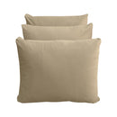 STYLE V3 - Velvet Indoor Daybed Mattress Bolster Backrest Cushion Pillow |COVERS ONLY|