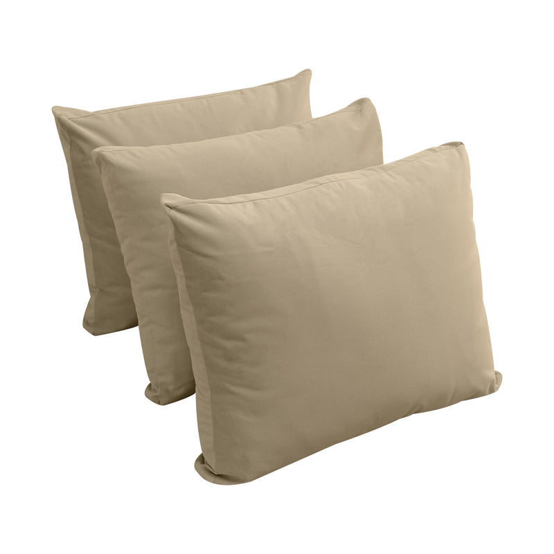 STYLE V3 - Velvet Indoor Daybed Mattress Bolster Backrest Cushion Pillow Complete Set