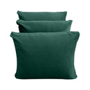 STYLE V3 - Velvet Indoor Daybed Mattress Bolster Backrest Cushion Pillow |COVERS ONLY|