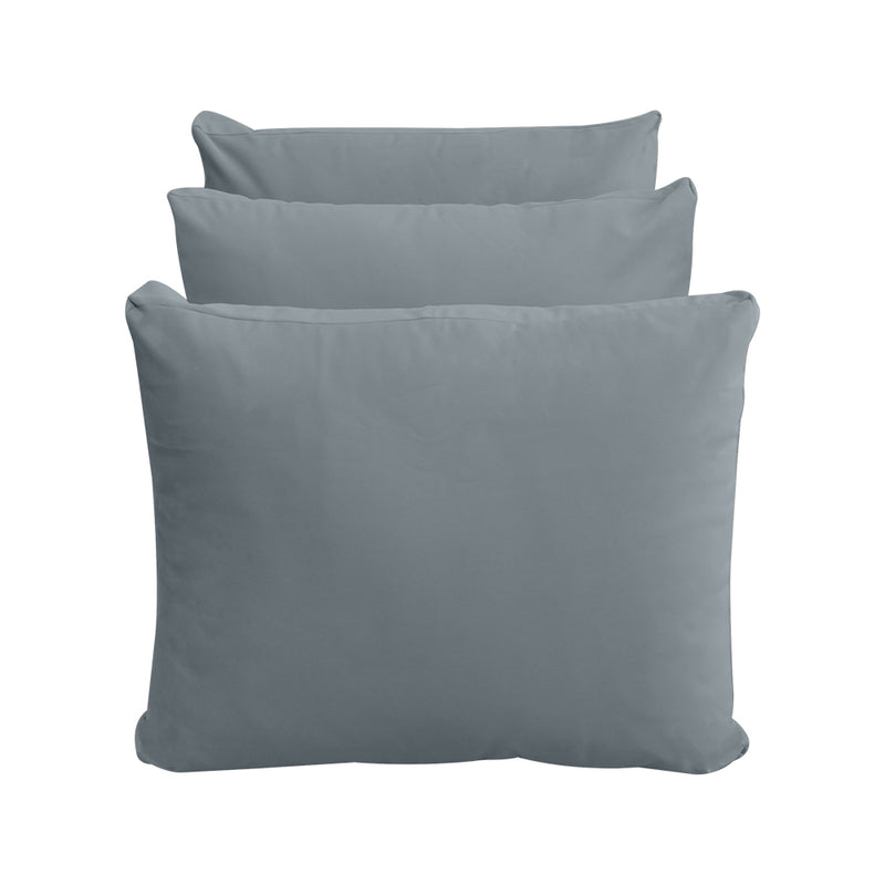 STYLE V3 - Velvet Indoor Daybed Mattress Bolster Backrest Cushion Pillow |COVERS ONLY|