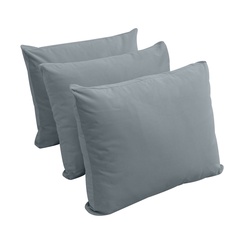 STYLE V3 - Velvet Indoor Daybed Mattress Bolster Backrest Cushion Pillow Complete Set