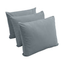 STYLE V3 - Velvet Indoor Daybed Bolster Backrest Cushion Pillow |COVERS ONLY|