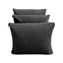 STYLE V3 - Velvet Indoor Daybed Mattress Bolster Backrest Cushion Pillow |COVERS ONLY|