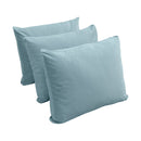 STYLE V3 - Velvet Indoor Daybed Bolster Backrest Cushion Pillow |COVERS ONLY|