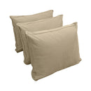 STYLE V3 - Velvet Indoor Daybed Bolster Backrest Cushion Pillow |COVERS ONLY|