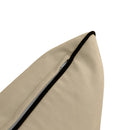 STYLE V4 - Velvet Indoor Daybed Bolster Backrest Cushion Pillow |COVERS ONLY|