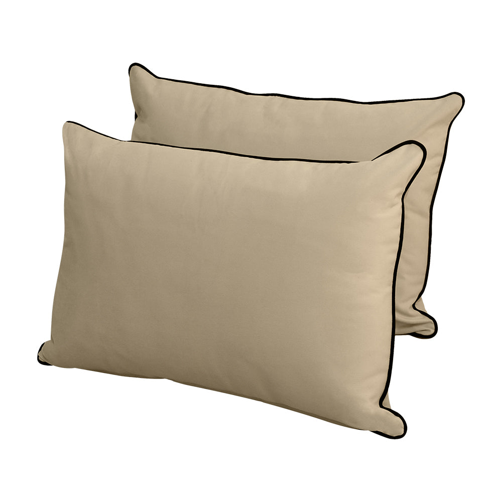 STYLE V4 - Velvet Indoor Daybed Mattress Bolster Backrest Cushion Pillow |COVERS ONLY|