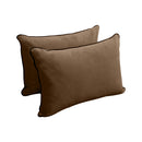 STYLE V4 - Velvet Indoor Daybed Mattress Bolster Backrest Cushion Pillow |COVERS ONLY|