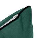 STYLE V4 - Velvet Indoor Daybed Bolster Backrest Cushion Pillow |COVERS ONLY|