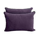 STYLE V4 - Velvet Indoor Daybed Mattress Bolster Backrest Cushion Pillow |COVERS ONLY|
