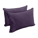 STYLE V4 - Velvet Indoor Daybed Bolster Backrest Cushion Pillow |COVERS ONLY|
