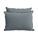 STYLE V4 - Velvet Indoor Daybed Mattress Bolster Backrest Cushion Pillow Complete Set