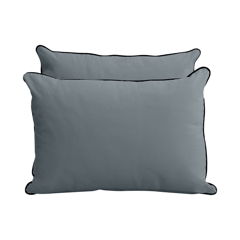 STYLE V4 - Velvet Indoor Daybed Mattress Bolster Backrest Cushion Pillow Complete Set
