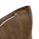 STYLE V4 - Velvet Indoor Daybed Bolster Backrest Cushion Pillow |COVERS ONLY|