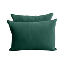 STYLE V4 - Velvet Indoor Daybed Mattress Bolster Backrest Cushion Pillow Complete Set