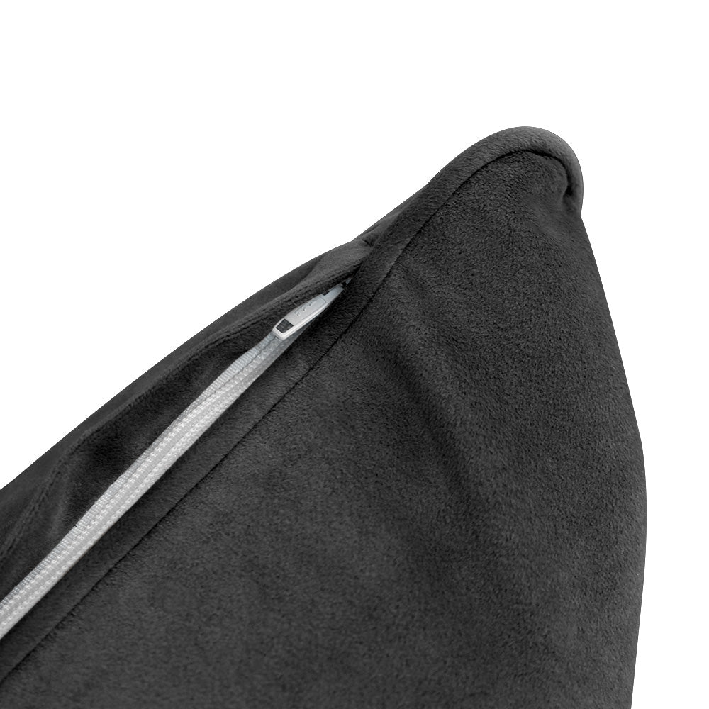 STYLE V4 - Velvet Indoor Daybed Bolster Backrest Cushion Pillow |COVERS ONLY|
