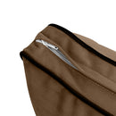 STYLE V2 - Velvet Indoor Daybed Bolster Backrest Cushion Pillow |COVERS ONLY|