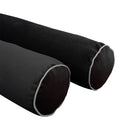 STYLE V5 - Velvet Indoor Daybed Mattress Bolster Cushion Pillow Complete Set