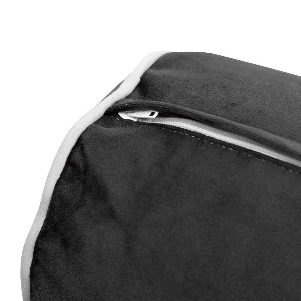 STYLE V2 - Velvet Indoor Daybed Bolster Backrest Cushion Pillow |COVERS ONLY|