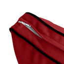 STYLE V2 - Velvet Indoor Daybed Bolster Backrest Cushion Pillow |COVERS ONLY|