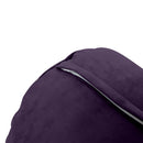 STYLE V2 - Velvet Indoor Daybed Bolster Backrest Cushion Pillow |COVERS ONLY|