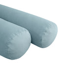STYLE V5 - Velvet Indoor Daybed Mattress Bolster Cushion Pillow Complete Set