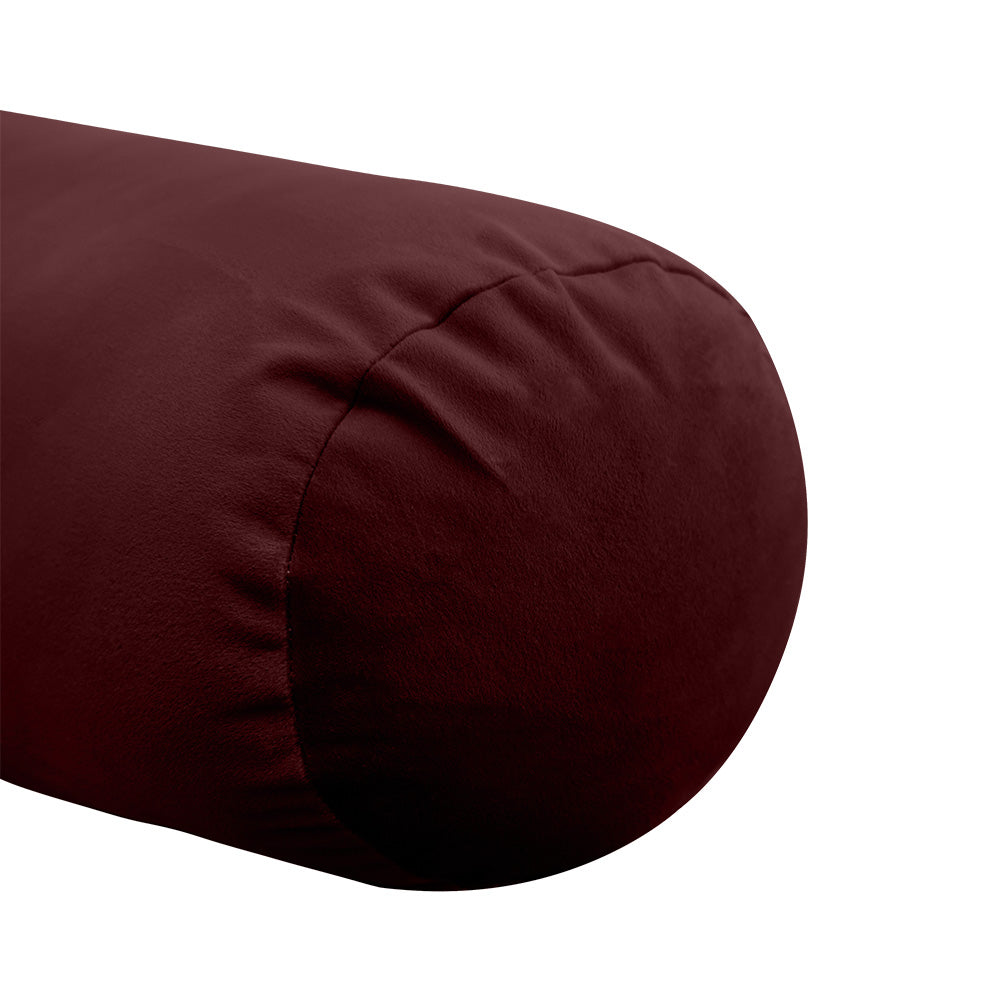 STYLE V5 - Velvet Indoor Daybed Bolster Pillow Cushion |COVERS ONLY|