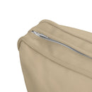 STYLE V2 - Velvet Indoor Daybed Bolster Backrest Cushion Pillow |COVERS ONLY|