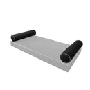 STYLE V5 - Velvet Indoor Daybed Bolster Pillow Cushion |COVERS ONLY|