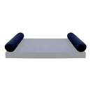 STYLE V5 - Velvet Indoor Daybed Bolster Pillow Cushion |COVERS ONLY|