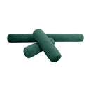 STYLE V6 - Velvet Indoor Daybed Mattress Bolster Cushion Pillow Complete Set