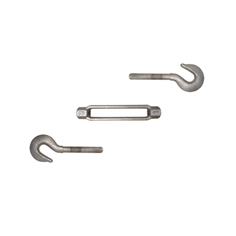 Turnbuckle HOOK HOOK Pulley Galvanized Drop Forge 3/4'' x 6'' Turnbuckle