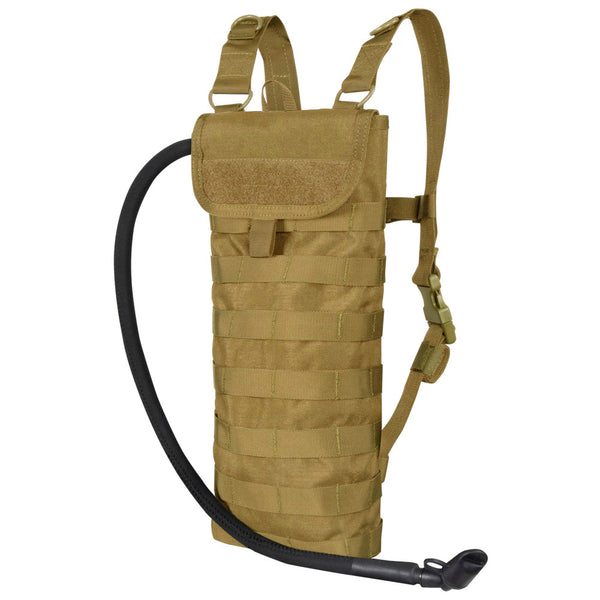 Condor Molle Water Hydration CARRIER w- 2.5 Liter Bladder BackPack PALS Bag -Tan