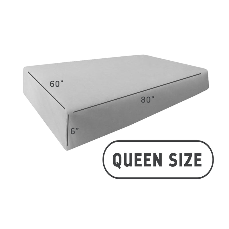 6" Thickness Outdoor Foam Daybed Mattress High Density 1.8 PCF Medium Firm