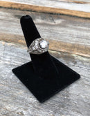 2 Pc Black Velvet Single Finger Ring Display Jewelry Showcase