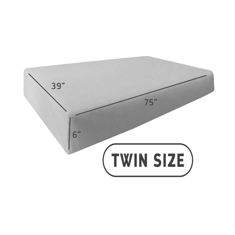 6" Thickness Outdoor Foam Daybed Mattress High Density 1.8 PCF Medium Firm