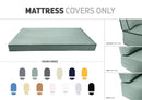 8" Thickness Outdoor Daybed Mattress Fitted Sheet Full Size |COVER ONLY|