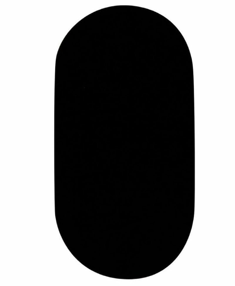 5 Pc 4'' x 7'' Small Oval Jewelry Black Velvet Padded Pad Display Insert Tray Jeweler