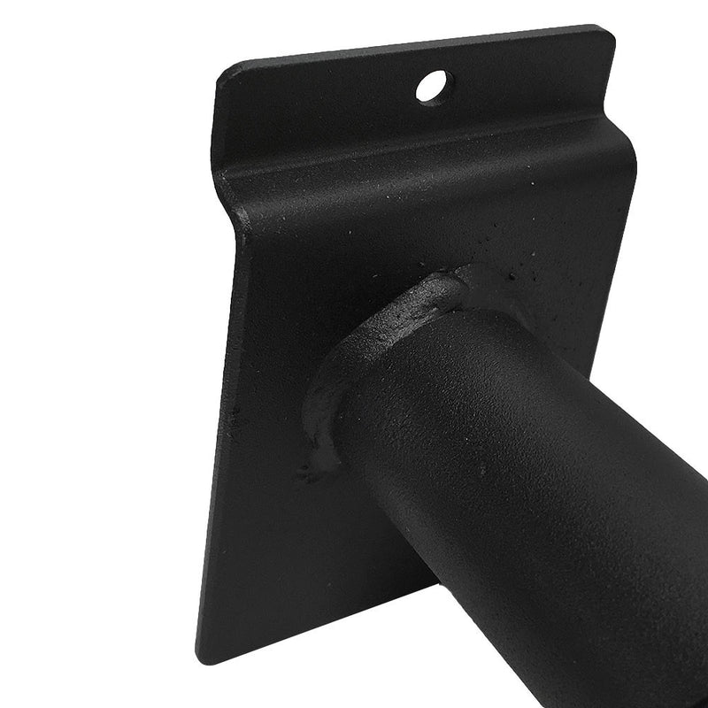 3" 6" 12" Black Slatwall Pipe Straight Faceout Hook Shelf Support - Pack of 6