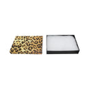 Animal Print Cotton Filled Gift Boxes Jewelry Cardboard Box Jewelry Box
