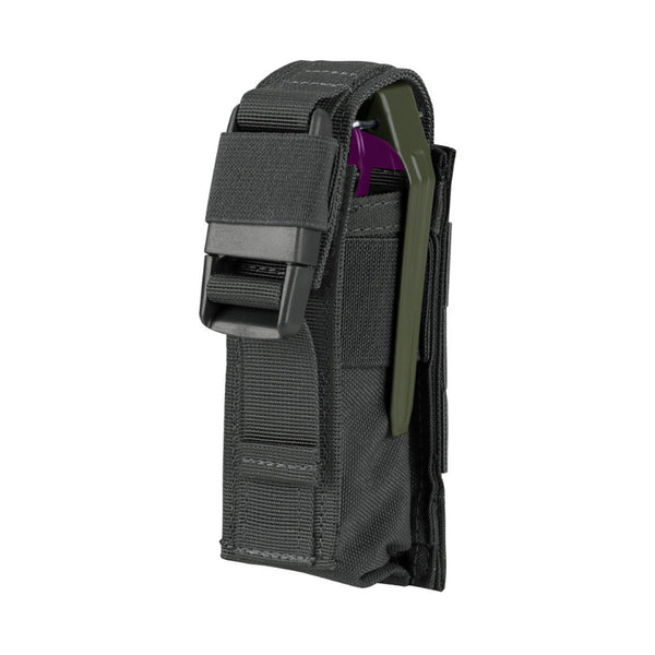 Condor Tactical MOLLE PALS Modular Closed Top Single Flash Bang Utility Pouch - Black