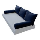 STYLE 3 Pillow & Bolster Cushion for Outdoor Indoor Daybed Porch Swing Bed Queen Size | COVERS ONLY |