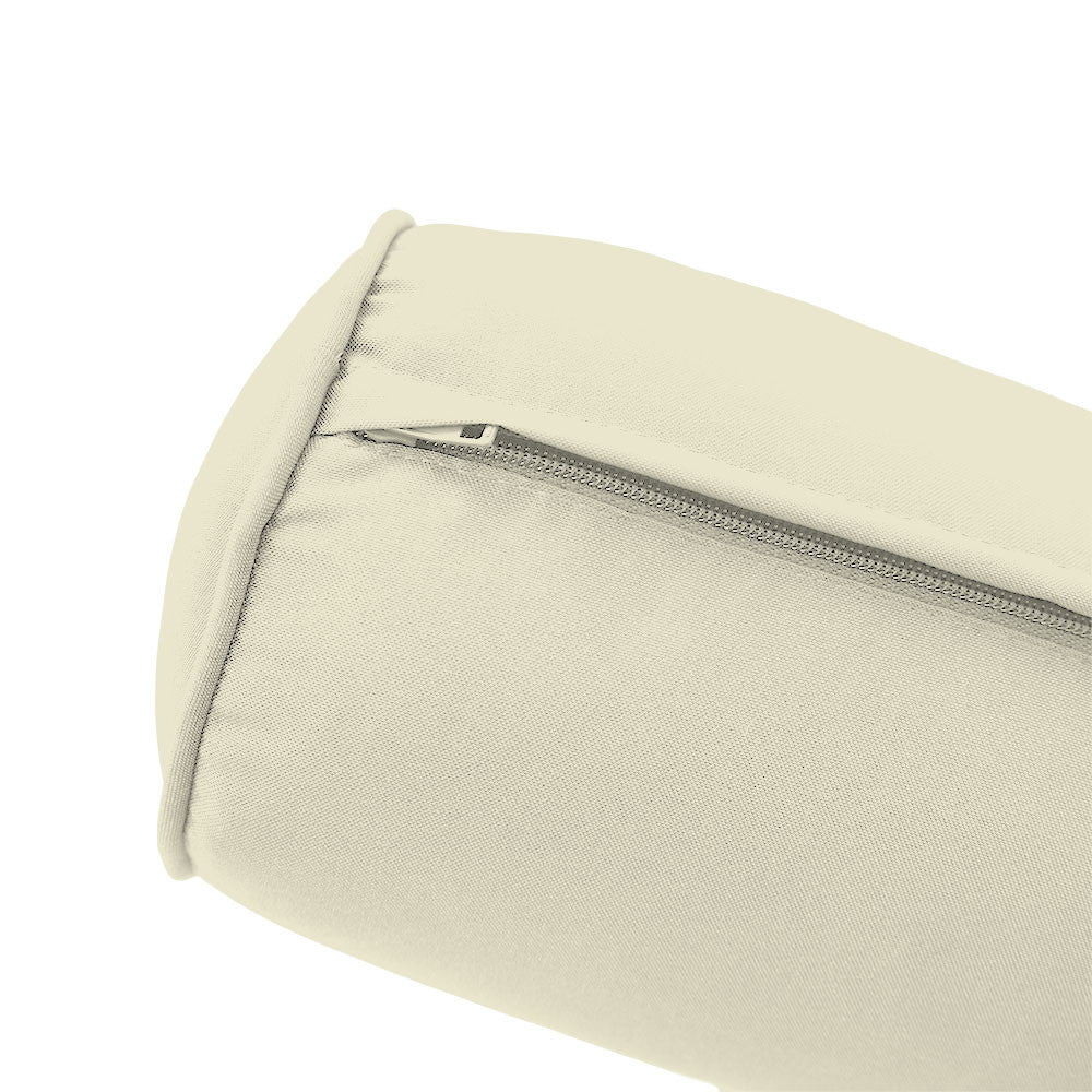 STYLE 6 - Bolster Pillow for Outdoor Indoor Daybed Porch Swing Bed Twin-XL Size | COVERS ONLY |