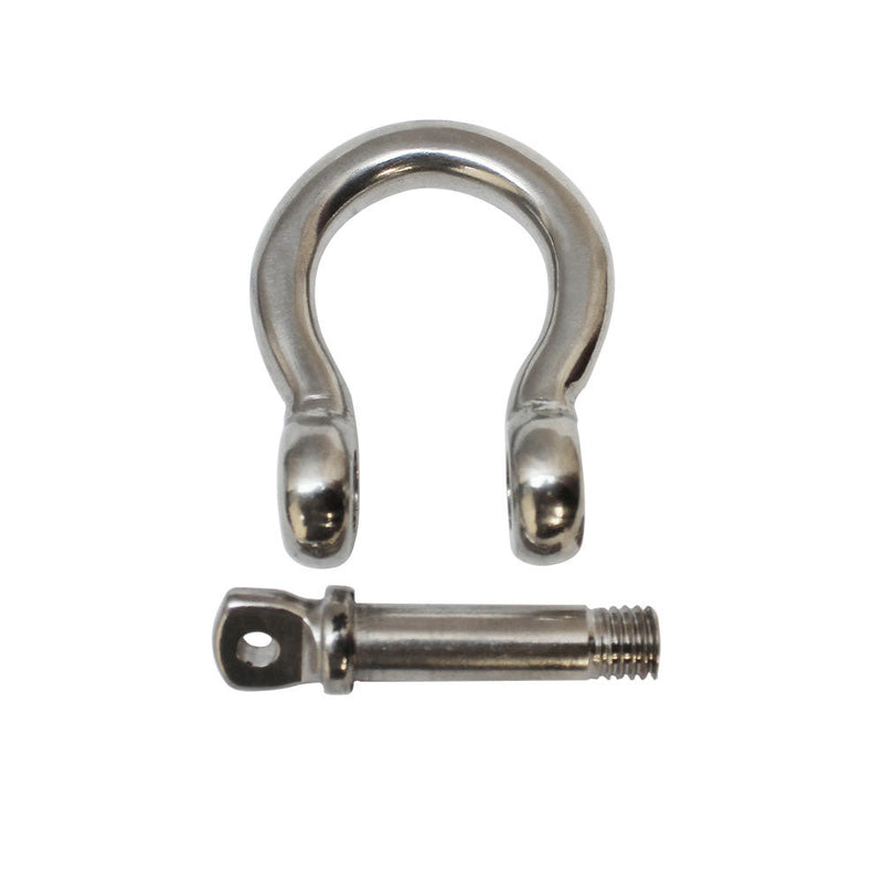 (5) Pc 3/16" Chain Rigging Bow Shackle Anchor for Boat Stainless Steel Paracord