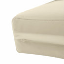 *TIE STRING ISSUE *WRONG POSITION* 2 x Knife Edge Chair Cushion In-Outdoor Polyester 17W x 17D x 3H -AD006