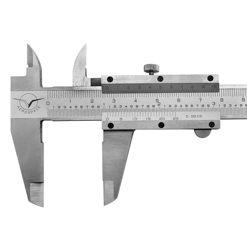 .001"/ .02MM 6" Precision Vernier Caliper Graduation Thumb Lock Hardened SS Steel