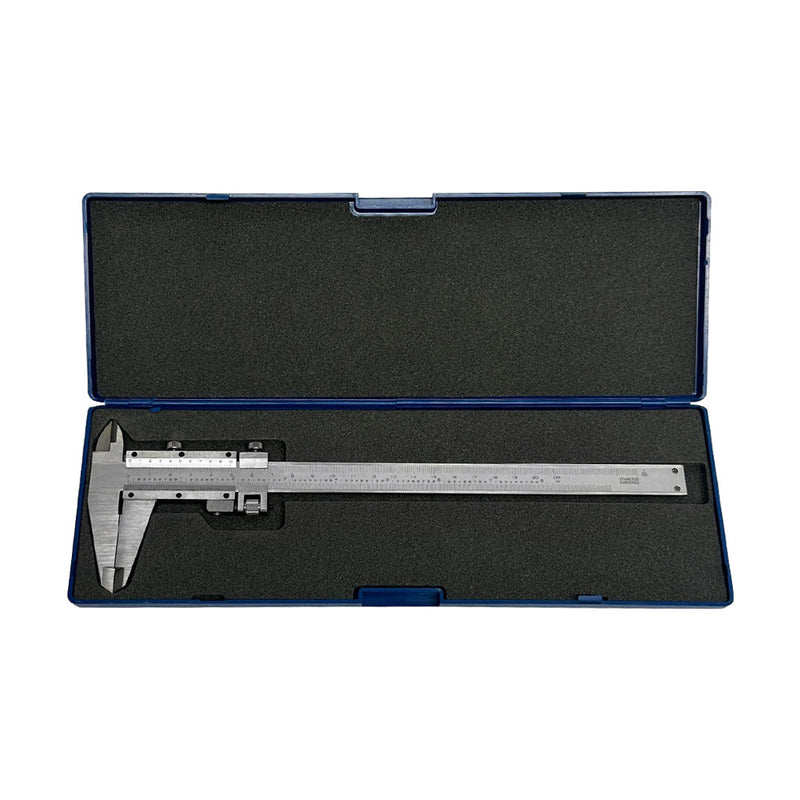 .001"/ .02MM 8" Precision Vernier Caliper Graduation Stainless Hardened Steel
